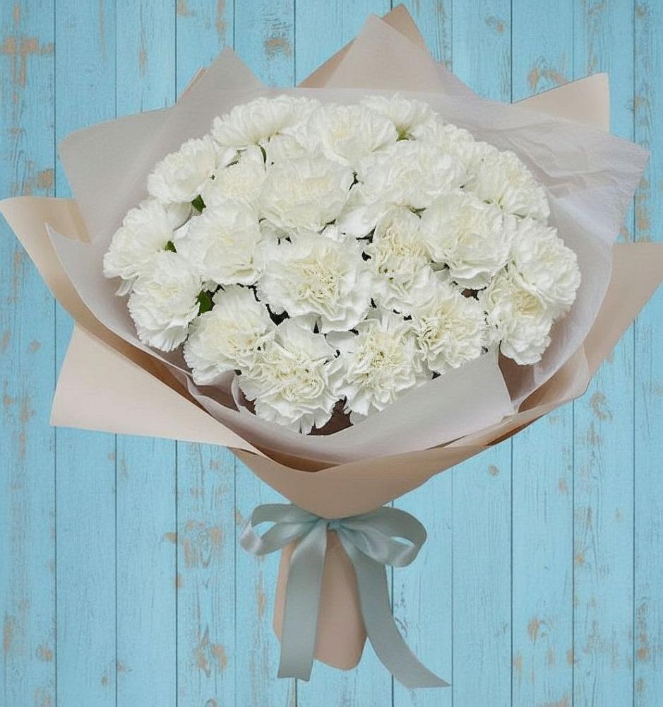 Букет цветов из: Гвоздики в Сандово