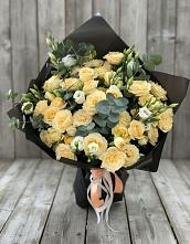 Букет цветов из:  Розы и Лизиантусы #REPLACE_PRED# Сандово