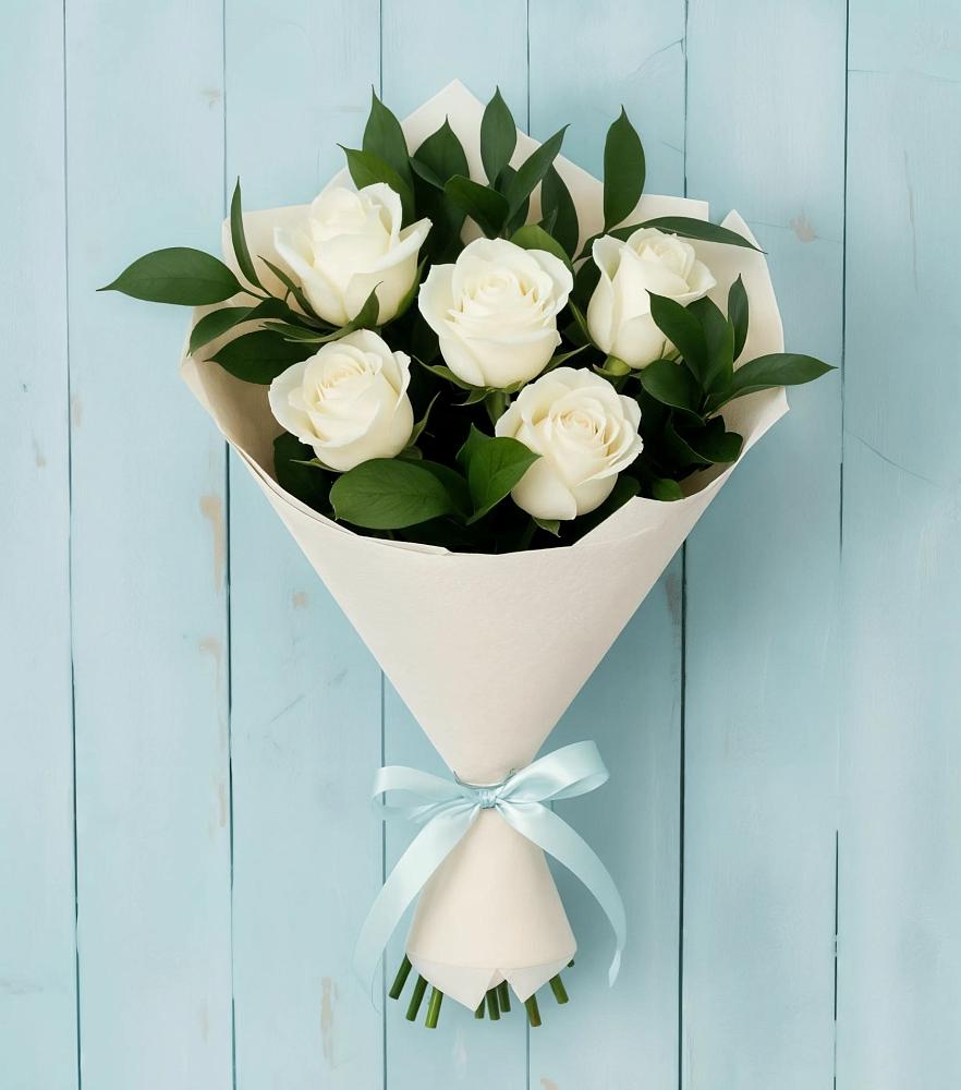 Букет цветов из: Розы в Сандово