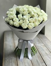 Букет 35 Белых роз #REPLACE_PRED# Сандово