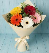 Букет цветов из:  Герберы в Сандово