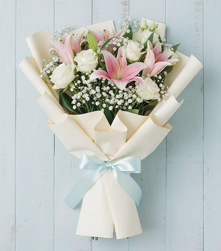 Букет цветов из: Лилии в Сандово