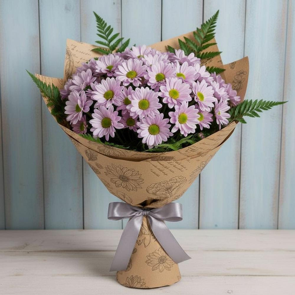 Букет цветов из: Хризантемы в Сандово