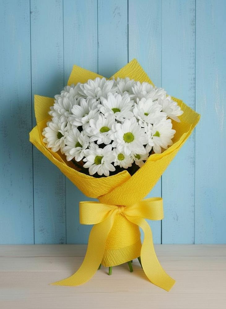 Букет цветов из: Хризантемы в Сандово