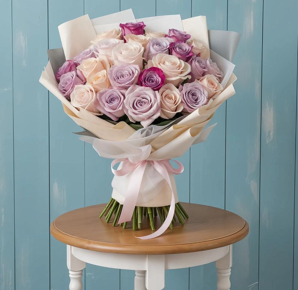 Букет цветов из: Розы в Сандово