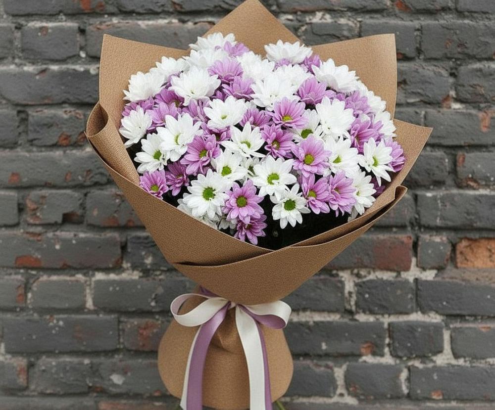 Букет цветов из: Хризантемы в Сандово