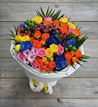 Букет цветов из:  Розы и Хризантемы в Сандово