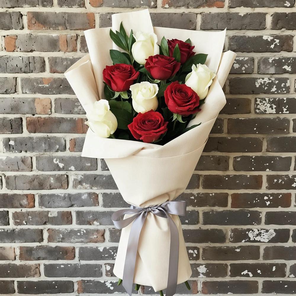 Букет цветов из: Розы в Сандово