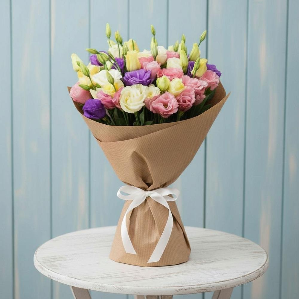 Букет цветов из: Лизиантусы в Сандово