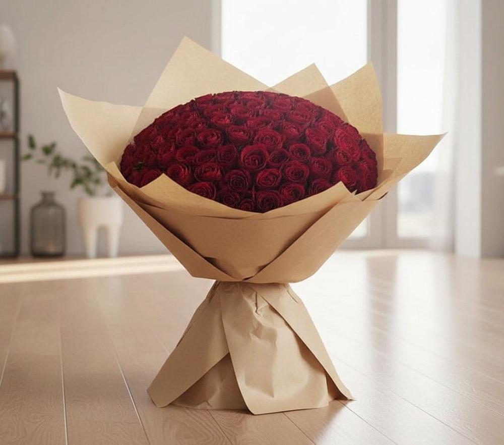 Букет 101 Красная роза в Сандово