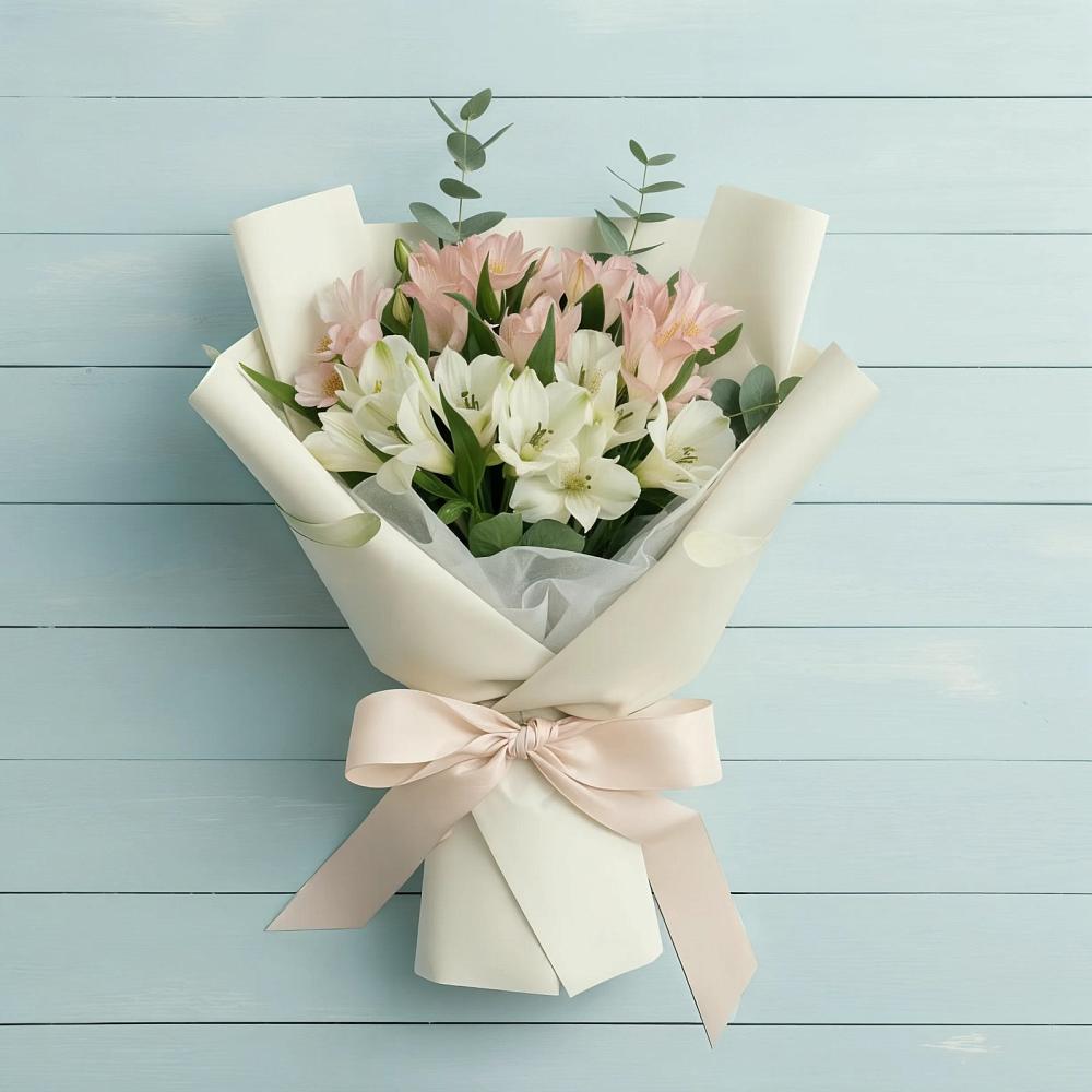 Букет цветов из: Альстромерии в Сандово