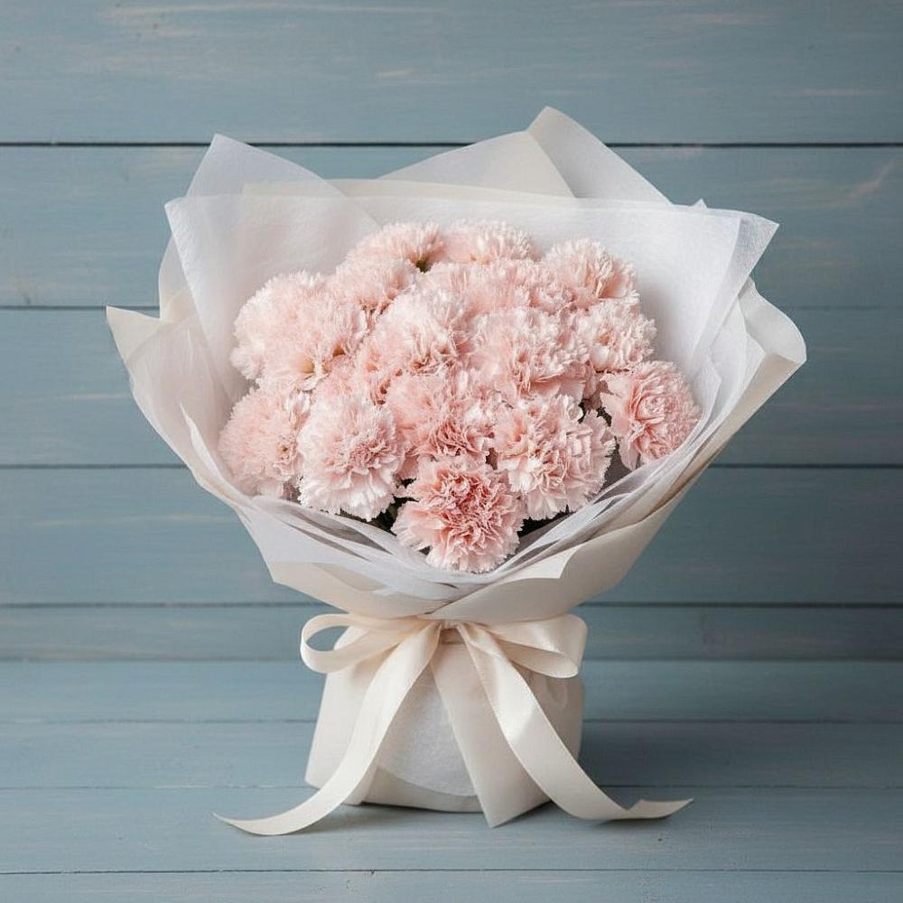 Букет цветов из: Гвоздики в Сандово