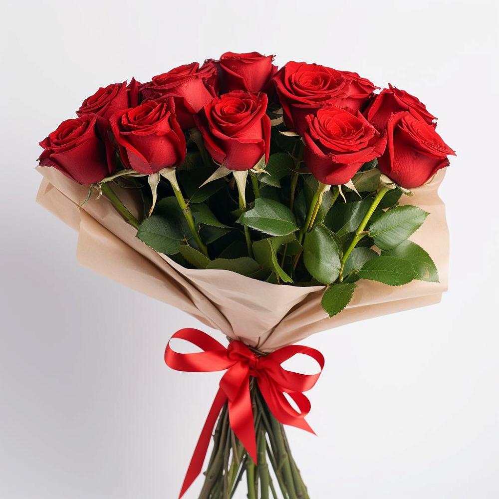 Букет 11 Красных роз Эдлесс Лав в Сандово